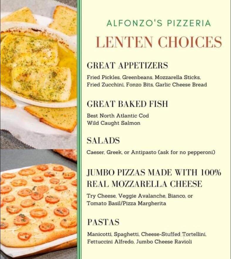 Alfonzo's Pizzeria - Troy, IL menu_pic