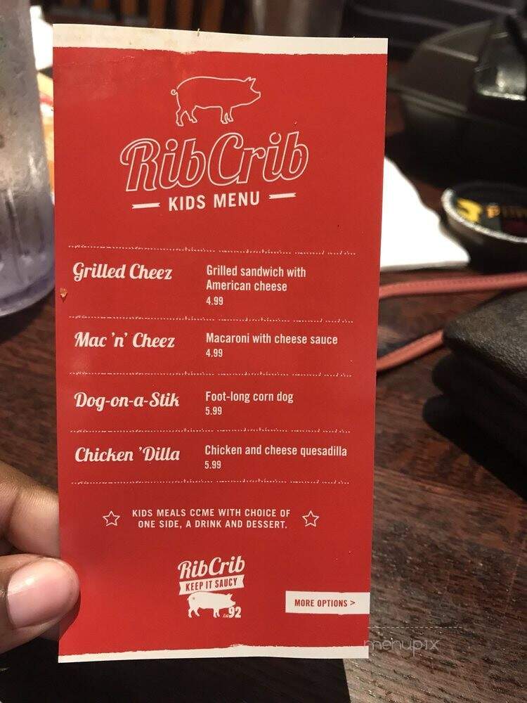 Rib Crib - Ardmore, OK menu_pic