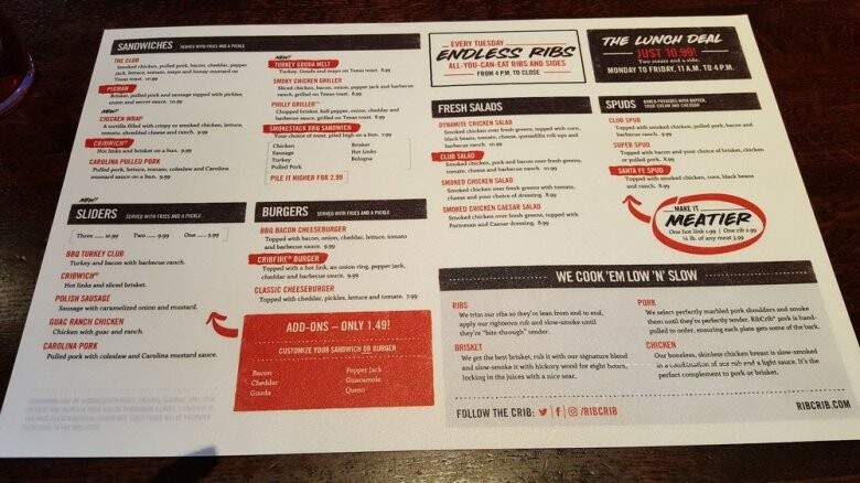Rib Crib - Ardmore, OK menu_pic