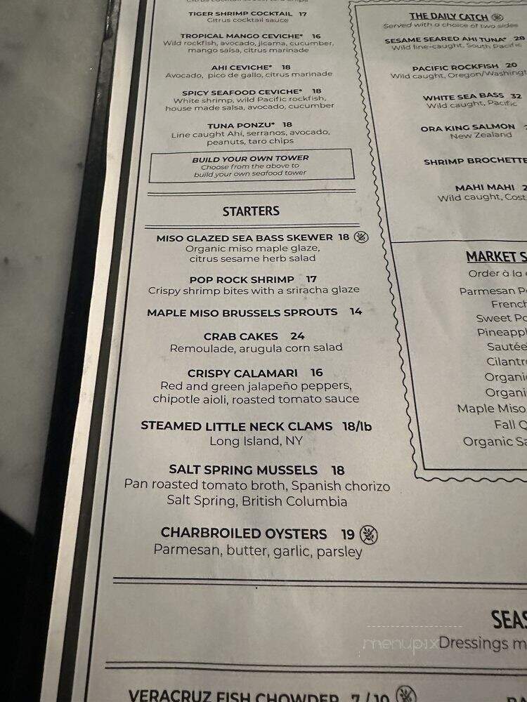 Lure Fish House - Santa Barbara, CA menu_pic