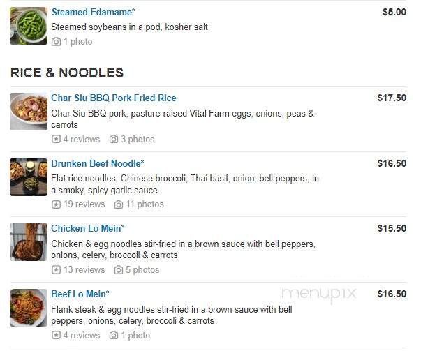 Tso Chinese Takeout & Delivery - Austin, TX menu_pic
