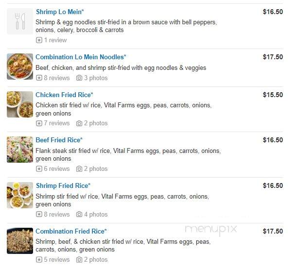 Tso Chinese Takeout & Delivery - Austin, TX menu_pic