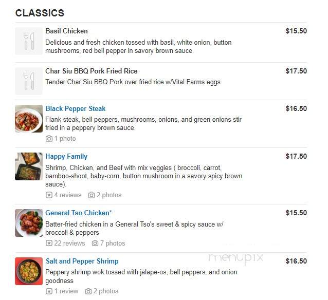 Tso Chinese Takeout & Delivery - Austin, TX menu_pic