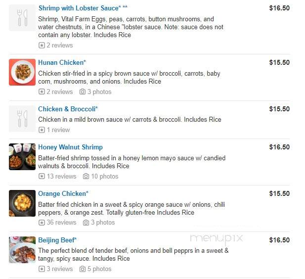 Tso Chinese Takeout & Delivery - Austin, TX menu_pic