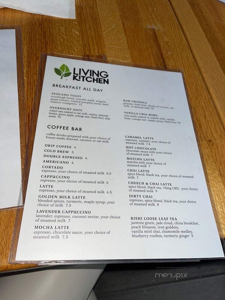 Luna's Living Kitchen - Charlotte, NC menu_pic