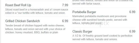 Napper Tandy's - Norwood, MA menu_pic