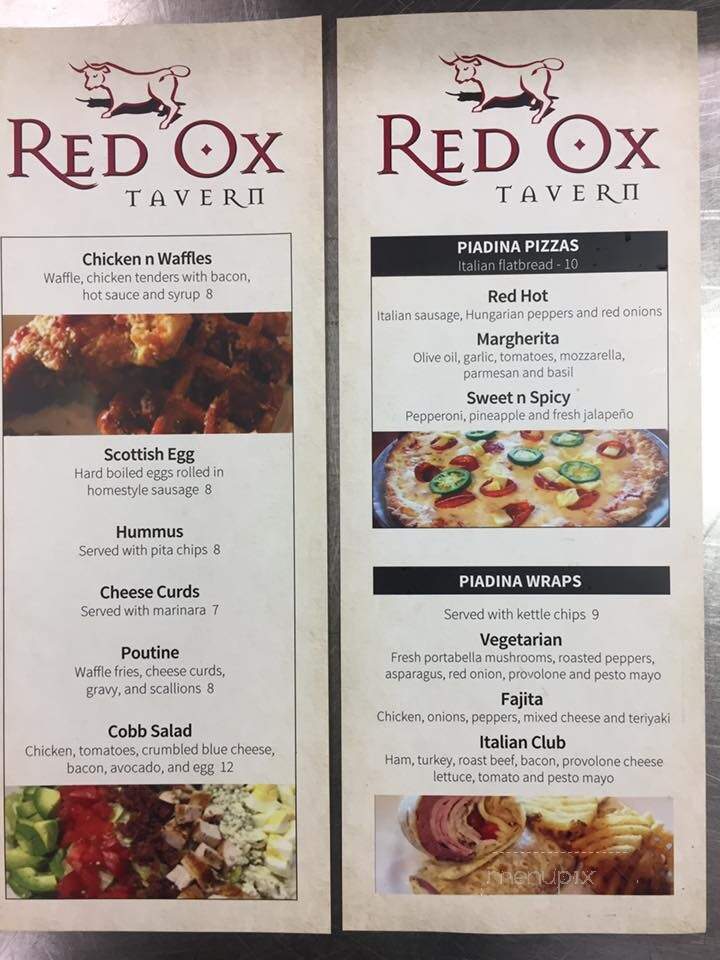 Red Ox Tavern - Auburn Hills, MI menu_pic
