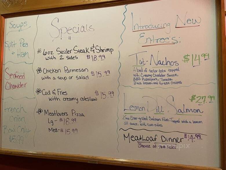 Southwoods Restaurant - Petoskey, MI menu_pic