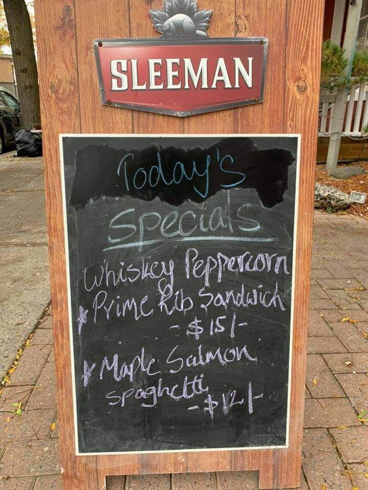 Oasis Bar & Grill - Cobourg, ON menu_pic
