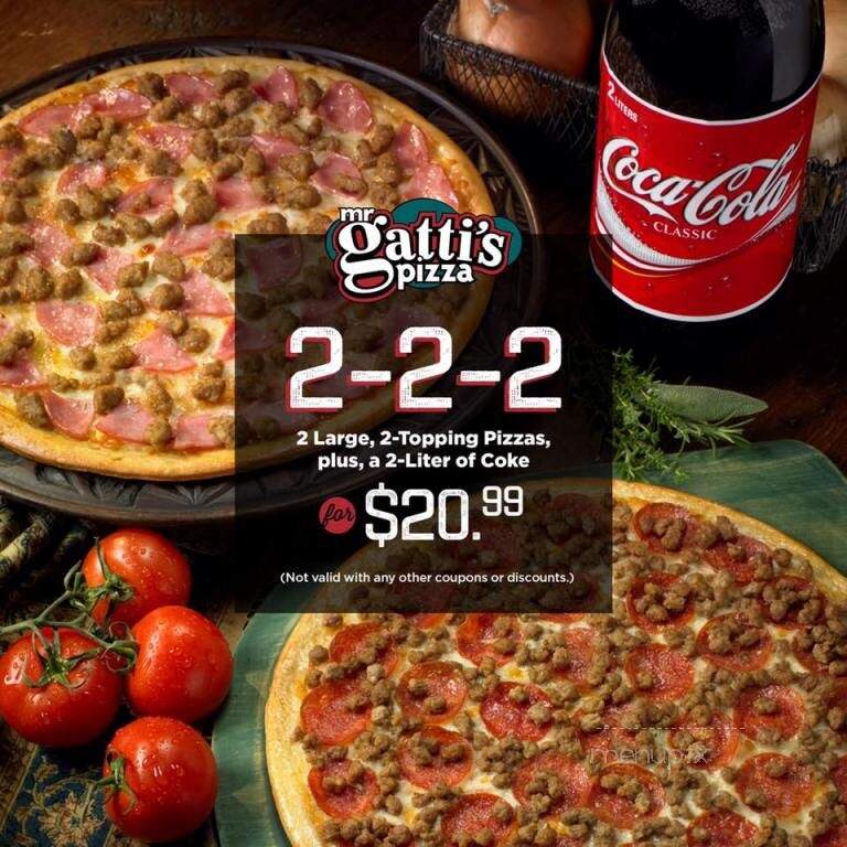 Mr Gatti's Pizza - New Iberia, LA menu_pic