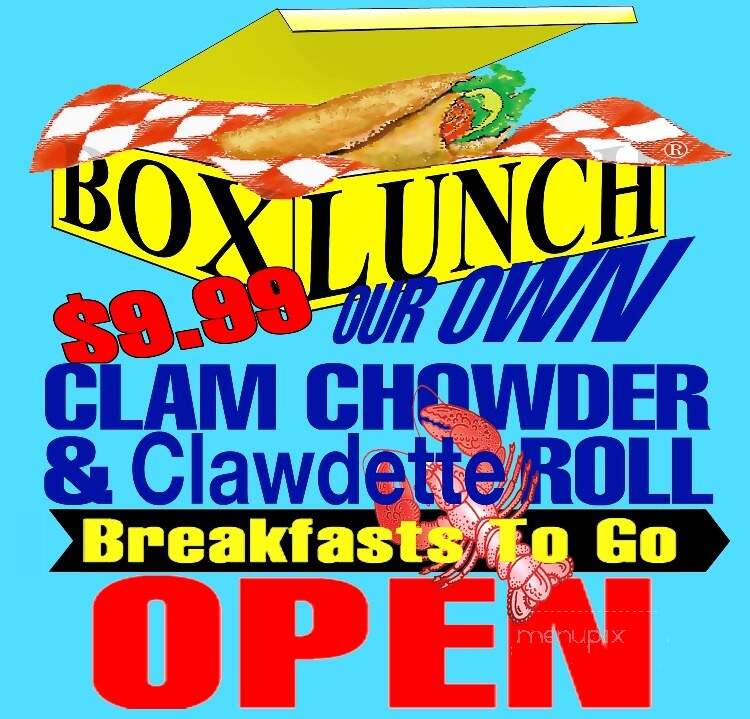Box Lunch - Wellfleet, MA menu_pic