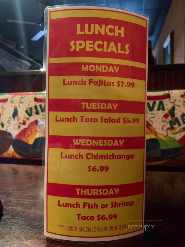 La Hacienda Mexican Restaurant - Stockbridge, GA menu_pic