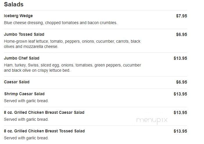 Cat's Meow - Albany, NY menu_pic