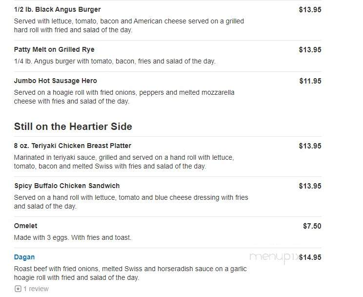 Cat's Meow - Albany, NY menu_pic