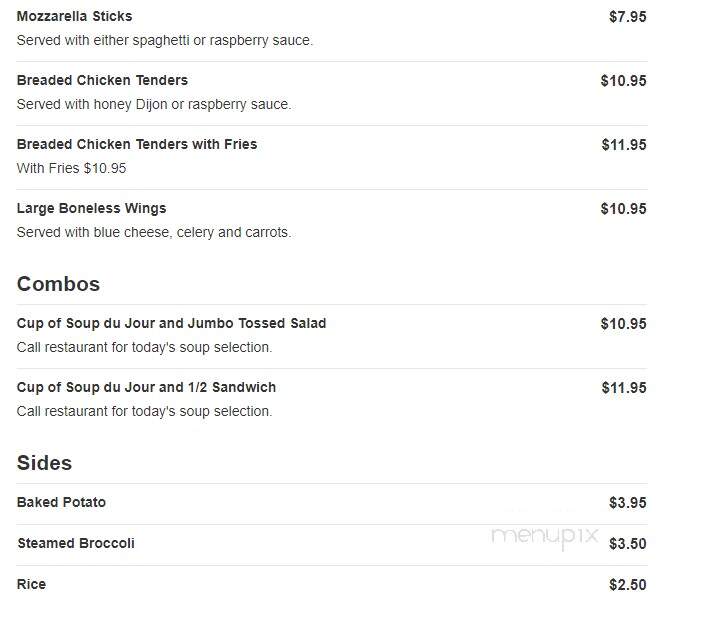 Cat's Meow - Albany, NY menu_pic