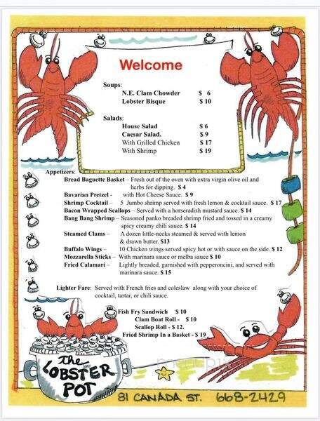Lobster Pot Restaurant - Lake George, NY