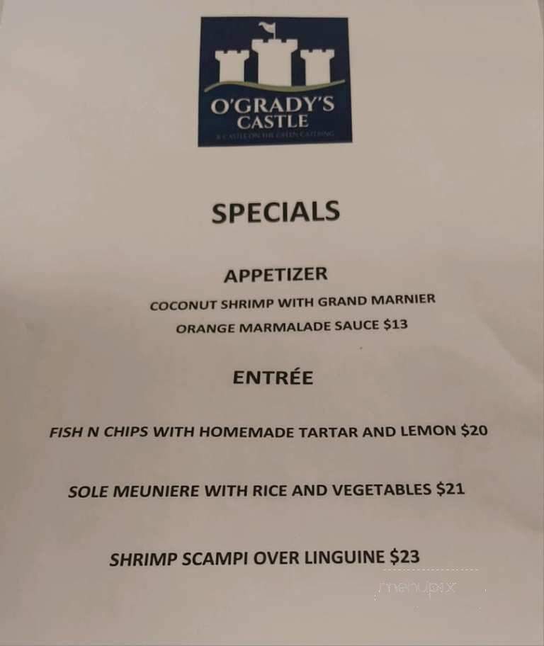 Luigi O'Grady's Delicatessen - Pearl River, NY menu_pic