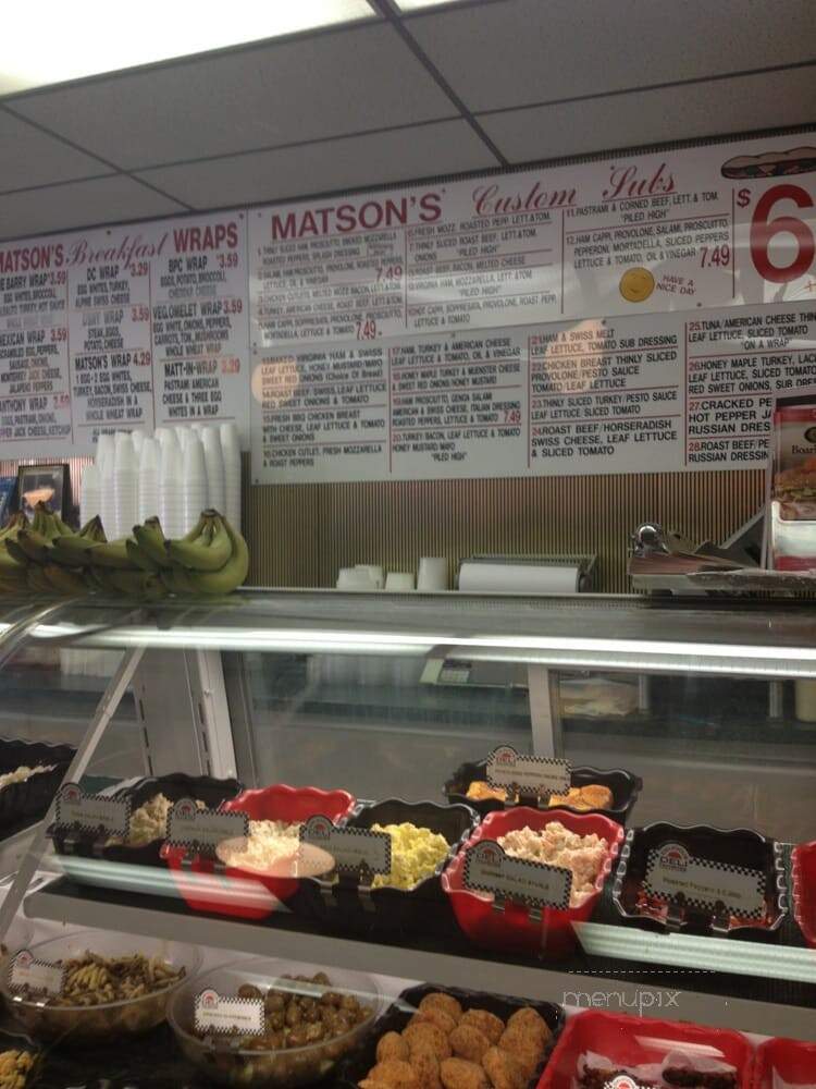 Matsons Deli - Middle Village, NY menu_pic