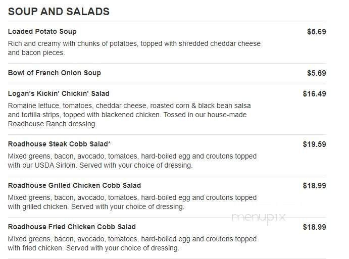 Logan's Roadhouse - Owasso, OK menu_pic