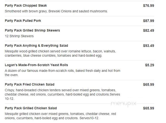Logan's Roadhouse - Owasso, OK menu_pic