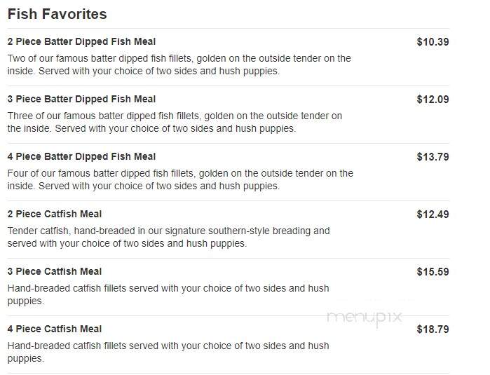 Captain D's Seafood - Crossville, TN menu_pic