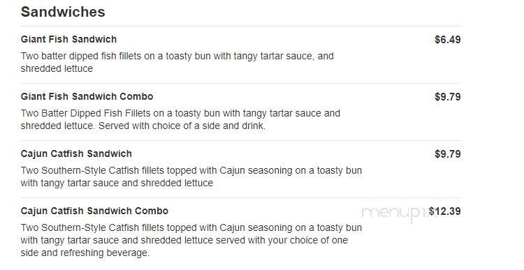 Captain D's Seafood - Crossville, TN menu_pic