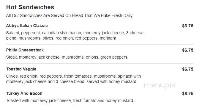 Pizza Inn - Tazewell, TN menu_pic