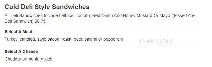 Pizza Inn - Tazewell, TN menu_pic