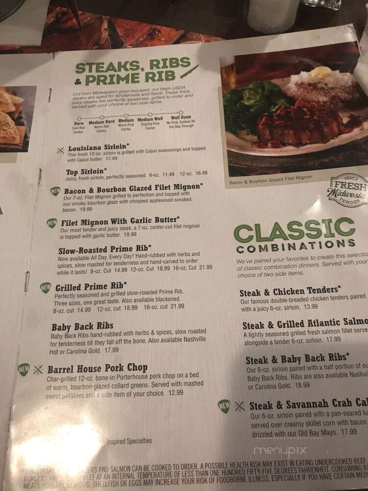 O'Charley's - Glen Allen, VA menu_pic