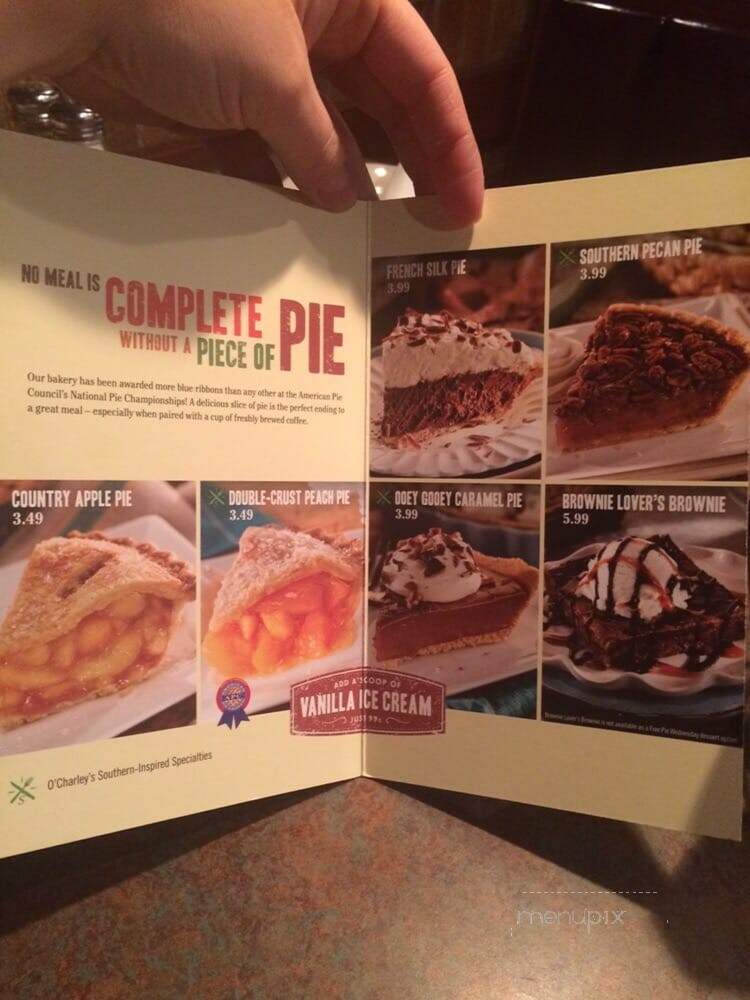 O'Charley's - Glen Allen, VA menu_pic