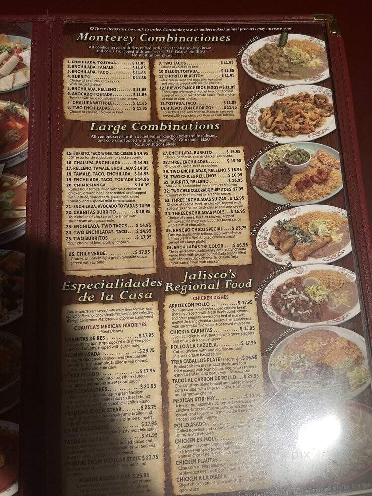 Rancho Chico - Spokane, WA menu_pic