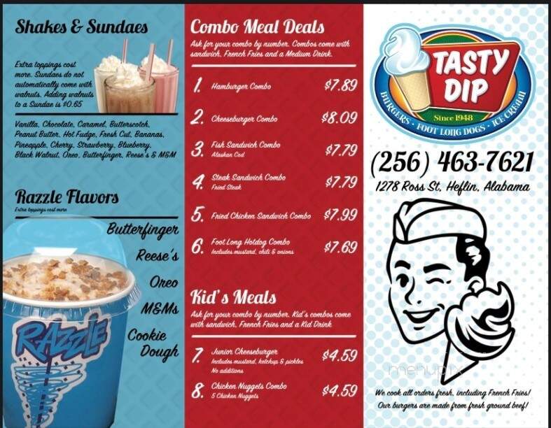Harper's Tasty Dip - Heflin, AL menu_pic