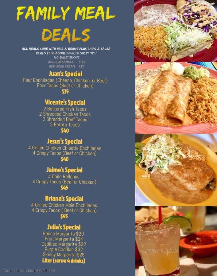 Dario's Mexican Restaurant - Newhall, CA menu_pic