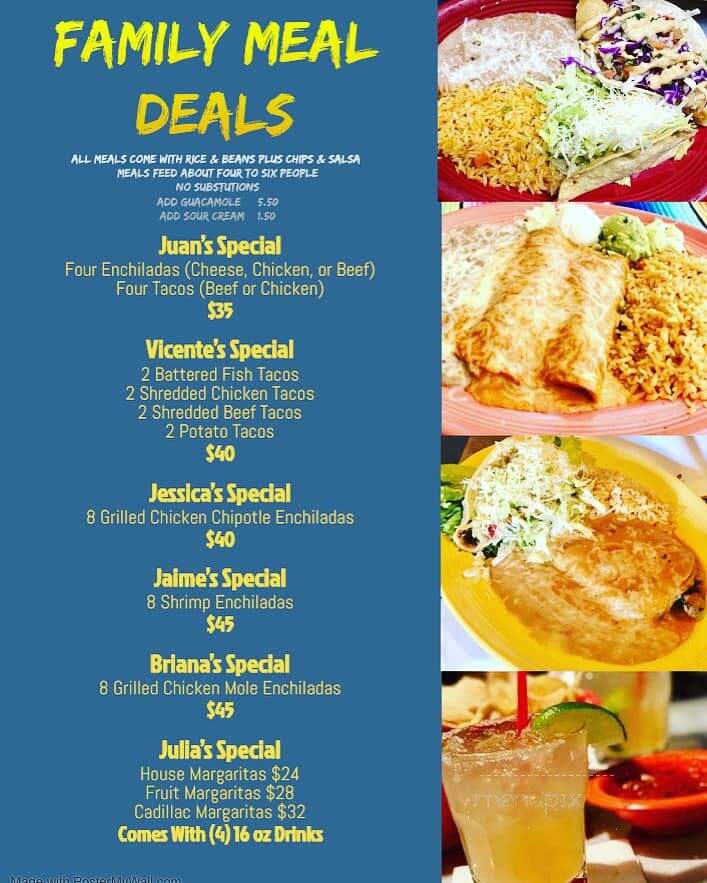 Dario's Mexican Restaurant - Newhall, CA menu_pic