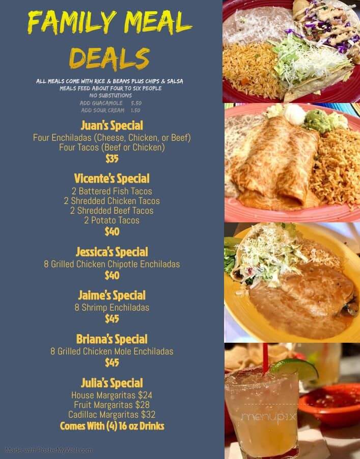Dario's Mexican Restaurant - Newhall, CA menu_pic