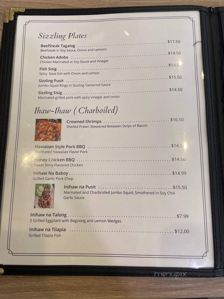 Salo Salo Grill - West Covina, CA menu_pic
