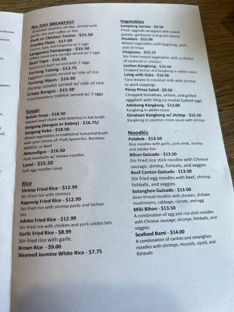 Salo Salo Grill - West Covina, CA menu_pic