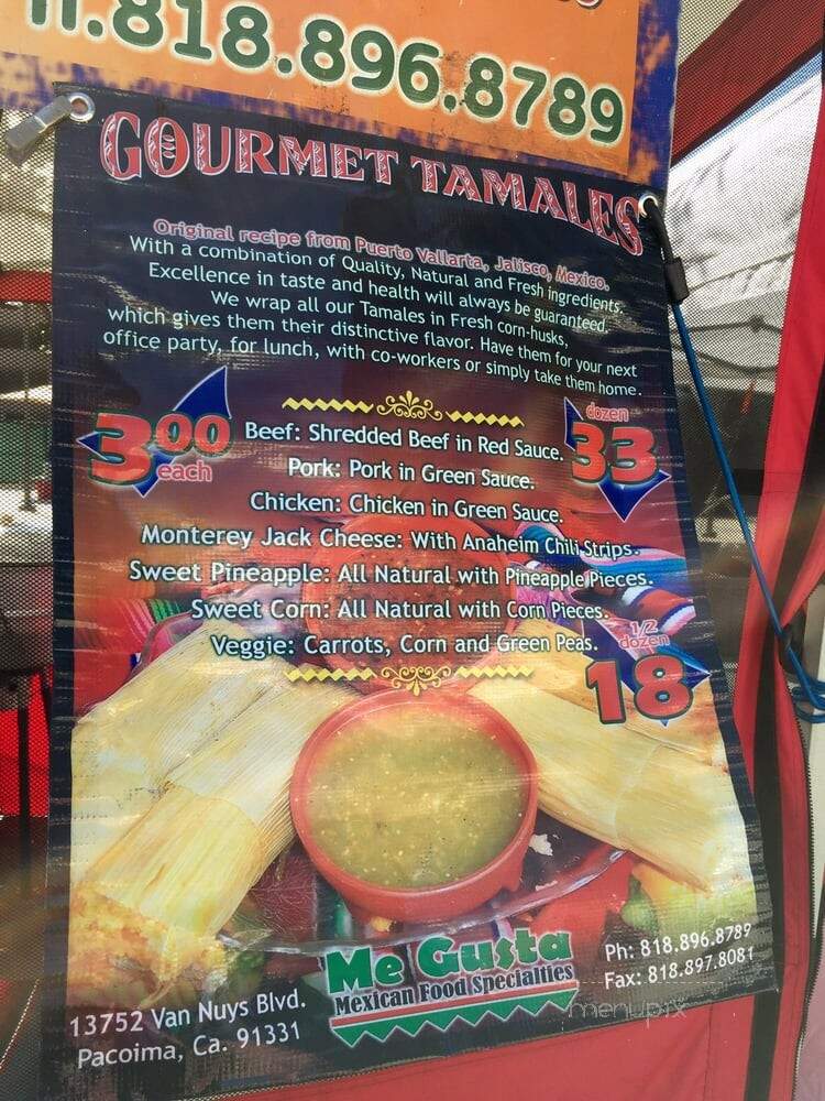 Me Gusta Gourmet Tamales - Pacoima, CA