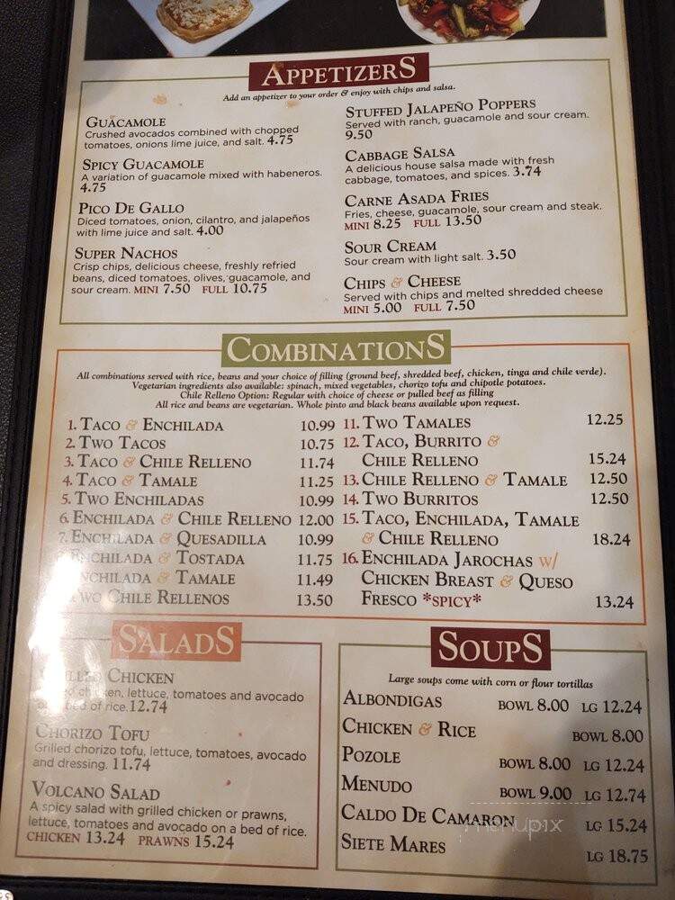 Chapala Cafe - Eureka, CA menu_pic