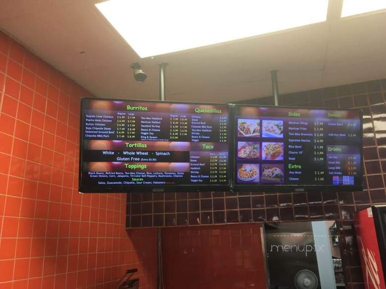 Bapas Burrito - Niagara-on-the-Lake, ON menu_pic