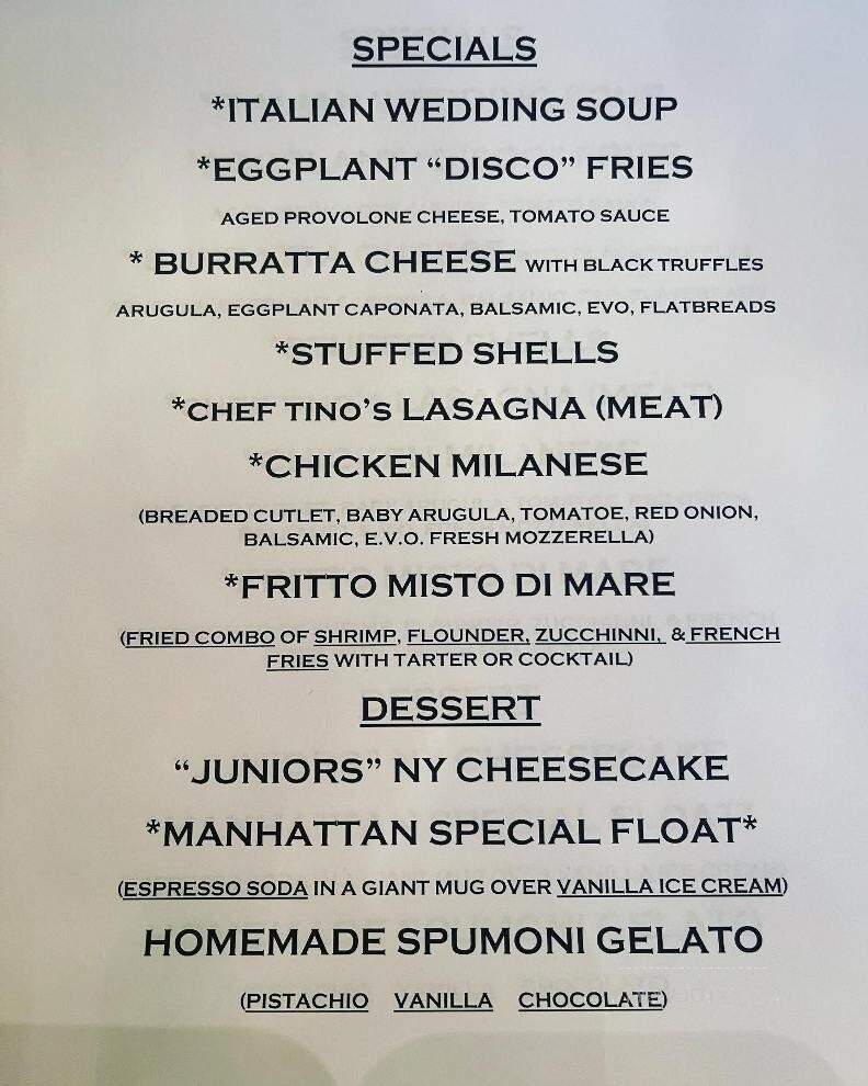 Luna Rossa Restaurant / Pizzeria - Milford, PA menu_pic