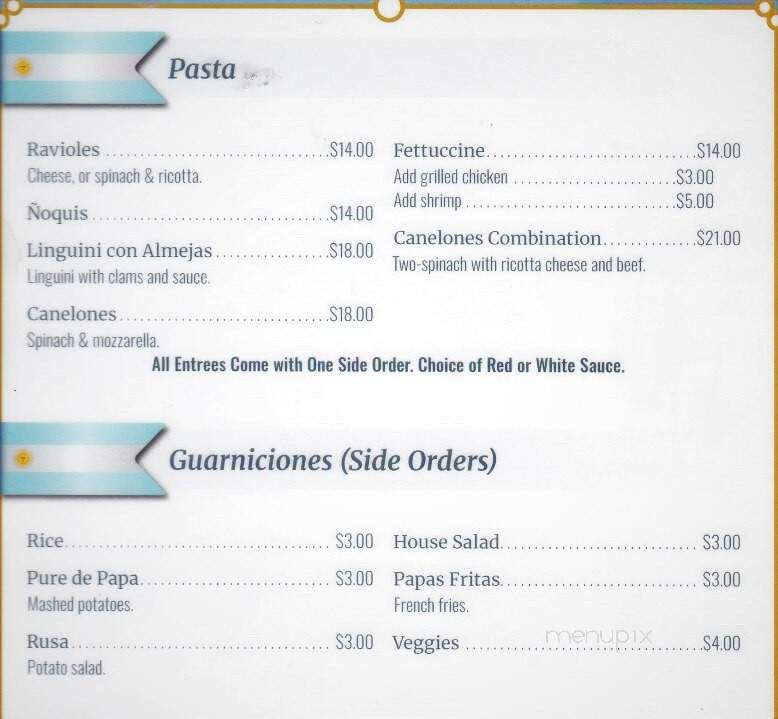 Asado Argentinian Grill - Orem, UT menu_pic