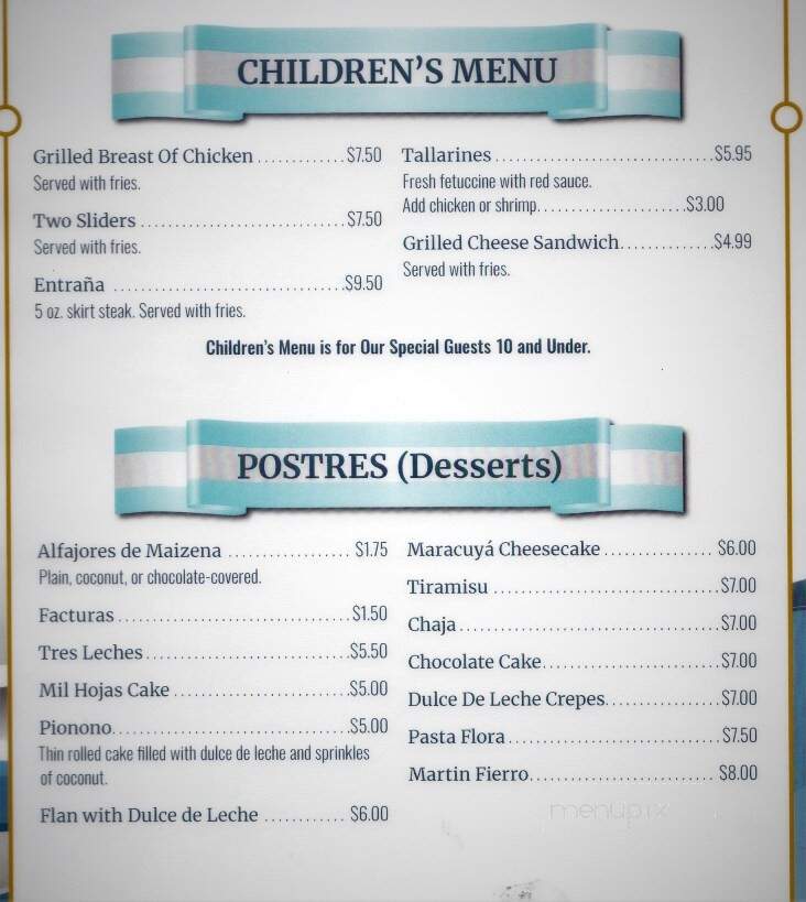 Asado Argentinian Grill - Orem, UT menu_pic