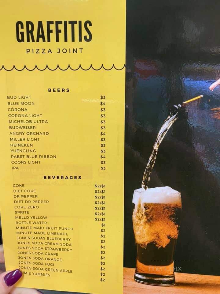 Graffiti's Pizza Joint - Eufaula, AL menu_pic