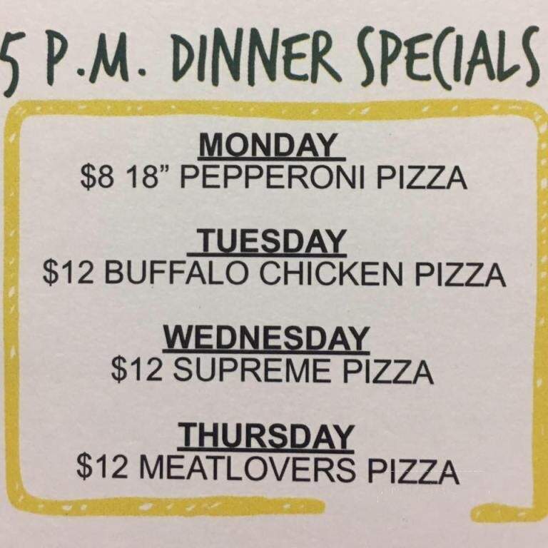 Graffiti's Pizza Joint - Eufaula, AL menu_pic