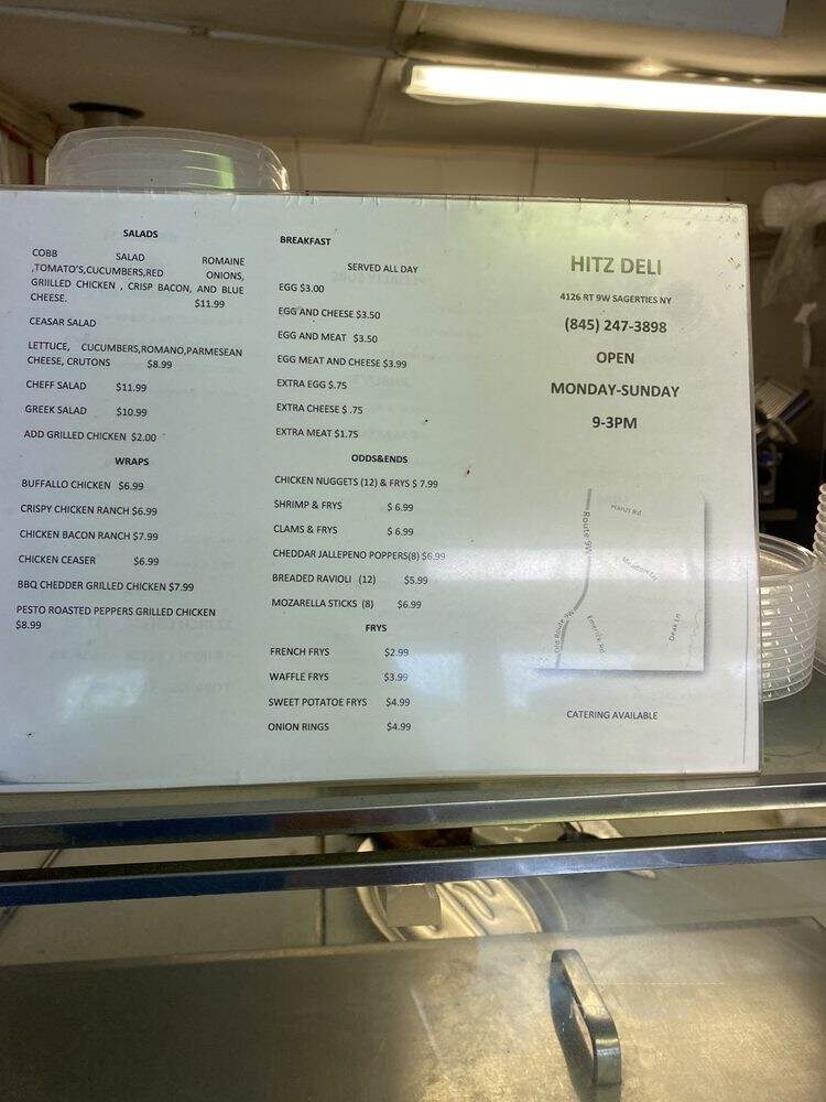Hitz Deli & Catering - Saugerties, NY menu_pic