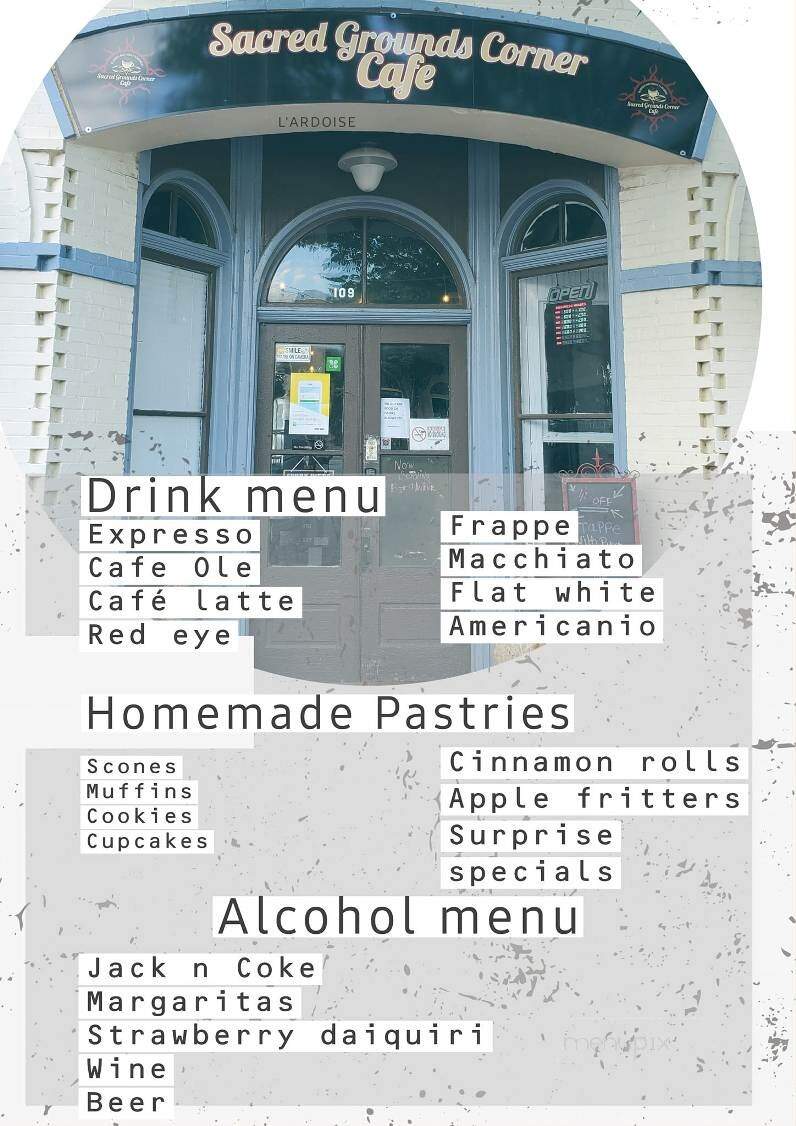 Sacred Grounds Corner Cafe - Social Circle, GA menu_pic