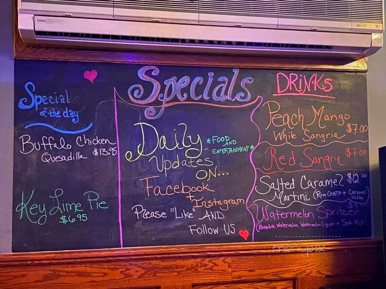 Tavern on Merrimack - Lawrence, MA menu_pic