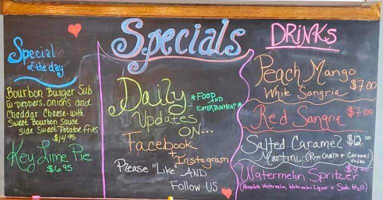 Tavern on Merrimack - Lawrence, MA menu_pic