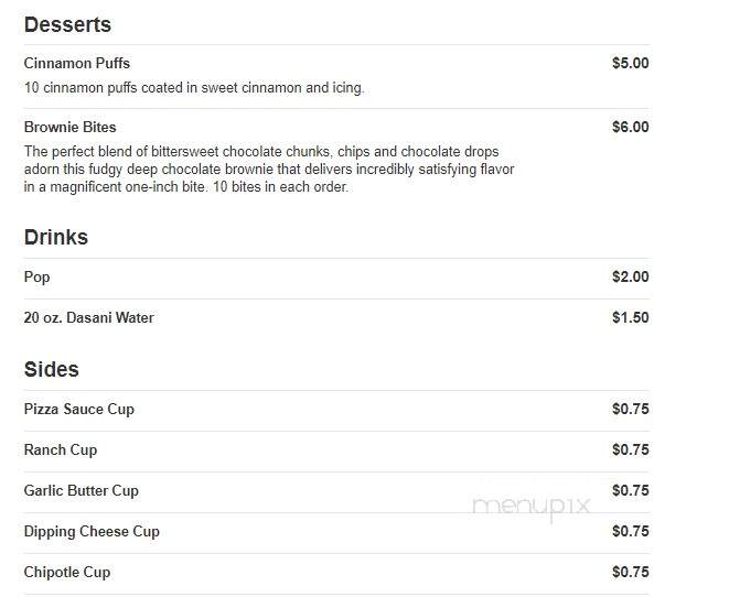 Vito's Pizza and Subs - Whitehouse, OH menu_pic